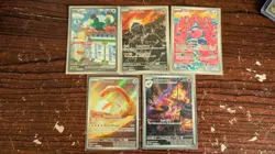 Pokemon Card Paldea Evolved SIR & Illustration Rare Lot (LP+/NM) Tauros Flamigo - Image 1