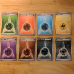 Complete SVE 17-24 Horizontal Holo Energy Set Black Bolt White Flare Pokemon - Image 1