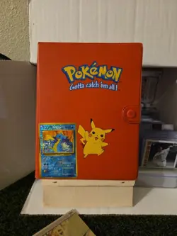 90s Pokemon Card Binder Collection Lot - Fossil Holo Dragonite & Rares - Image 1