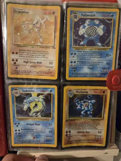 90s Pokemon Card Binder Collection Lot - Fossil Holo Dragonite & Rares - Image 2
