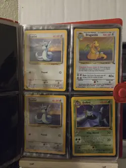90s Pokemon Card Binder Collection Lot - Fossil Holo Dragonite & Rares - Image 3