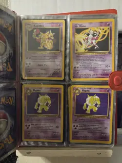 90s Pokemon Card Binder Collection Lot - Fossil Holo Dragonite & Rares - Image 4