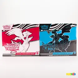 Lot of 2 Pokemon Scarlet & Violet Black Bolt / White Flare Elite Trainer Box ETB - Image 1