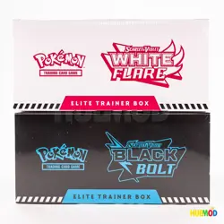 Lot of 2 Pokemon Scarlet & Violet Black Bolt / White Flare Elite Trainer Box ETB - Image 3