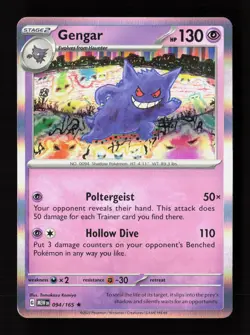 Gengar 094/165 Rare 151 Pokemon Holo Near Mint - Image 1