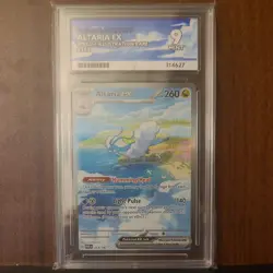 Pokemon TCG Altaria EX Paradox Rift Holo Card 253/182 Ace 9 Graded Card - Image 1