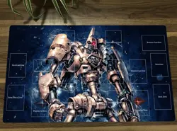 YGO Ancient Gear Golem Duel Playmat CCG TCG Mat Trading Card Game Mat & Bag - Image 1