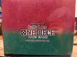 One Piece TCG: Starter Deck EX Luffy & Ace ST-30 English Sealed Case (6 Decks) - Image 1