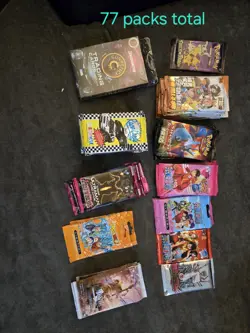 Lot Of 77 Card Packs One Piece, Pokemon, Nascar, Final Fantasy Etc New - Image 5