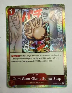 One Piece - Gum-Gum Giant Sumo Slap - ST10-015 - ST10 Three Captains NM - Foil - Image 1