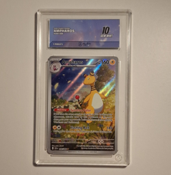 Pokemon TCG Ampharos 090/086 Holo Rare EN 2026 Chaos Rising Aura 10 LABEL MATCH - Image 1