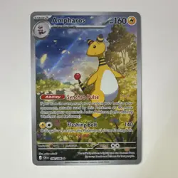 Ampharos - 090/086 - ME04: Chaos Rising Illustration Rare Holo HP160 EN - Image 1