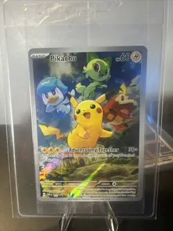 Pikachu 027 Sv: Scarlet & Violet Promo Cards Holo Pokemon Near Mint Sealed - Image 1