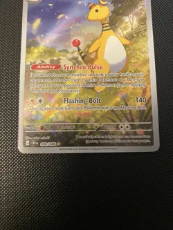 Ampharos 090/086 Illustration Rare Full Art Holo Pokemon TCG Chaos Rising - NM - Image 4