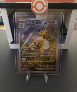 Pokemon TCG Ampharos 090/086 Rare Holo English Chaos Rising - Image 1