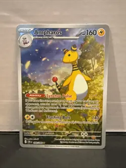 Pokemon TCG Ampharos Illustration Rare IR Chaos Rising 090/086 NM - Image 1