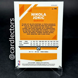 2019-20 Panini Donruss Optic NIKOLA JOKIC #96 Silver Holo PRIZM Parallel NUGGETS - Image 2