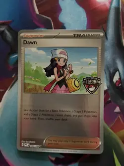 Dawn Trainer-Supporter Staff Holo Promo 087/094 English 2025 Regionals - Image 2