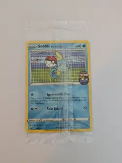 2020 Pokemon Futsal Sobble on the Ball Promo Sealed Near Mint 005/005 - Image 1
