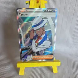 Pokemon TCG Cyrano 230/191 SV08 Surging Sparks Ultra Rare Full Art Holo EN - Image 1