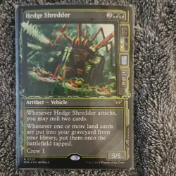 Wizards of the Coast Hedge Shredder Duskmourn R0320 EN Rare Foil Extended Art - Image 1