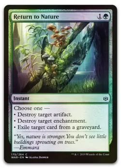 Return to Nature #175 (Foil) (NM) War of the Spark WAR Magic MTG - Image 1