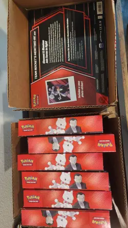 Pokemon Team Rocket's Mewtwo EX Collection Box TWO CASE (12 Boxes) - Image 3