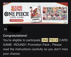 One Piece x Round 1 Promo Pack - One Piece TCG Promos CONFIRMED - Image 1