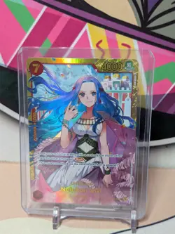 Nefeltari Vivi Secret Rare OP04-118 M PF OPTCG One Piece Kingdoms Of Intrigue - Image 1