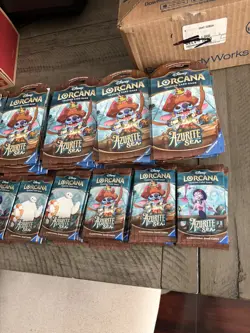 Lot Of 15 disney Lorcana TCG AZURITE SEA BOOSTER - Image 3