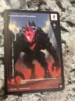 Wonders of the First Great Horned Prismatian Mythic Rare Call of the Stones - Image 1