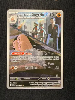 Pokemon TCG Team Rocket's Dugtrio 239/217- Illustration Rare - Ascended Heroes - Image 2