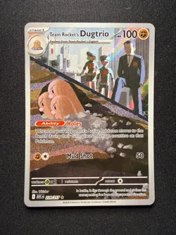 Pokemon TCG Team Rocket's Dugtrio 239/217- Illustration Rare - Ascended Heroes - Image 2