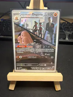 Pokemon TCG Team Rocket's Dugtrio 239/217- Illustration Rare - Ascended Heroes - Image 1