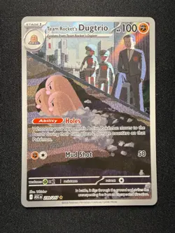 Pokemon TCG Team Rocket's Dugtrio 239/217- Illustration Rare - Ascended Heroes 1 - Image 2