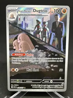 Team Rocket's Dugtrio 239/217 Pokemon TCG Ascended Heroes Illustration Rare - Image 2