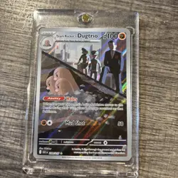 Team Rocket's Dugtrio 239/217 Pokemon TCG Ascended Heroes Illustration Rare NM - Image 1