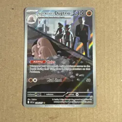 Pokemon TCG Team Rocket's Dugtrio 239/217 Illustration Rare Ascended Heroes NM/M - Image 1