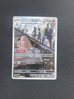 Pokemon TCG Team Rocket's Dugtrio 239/217 Ascended Heroes Illustration Rare - Image 1