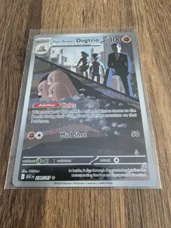 Pokemon TCG Team Rocket's Dugtrio 239/217 Ascended Heroes Illustration Rare - Image 1