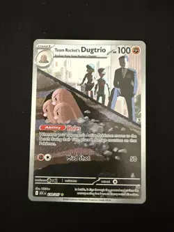 Pokemon TCG Team Rocket's Dugtrio 239/217 Ascended Heroes Illustration Rare - Image 1