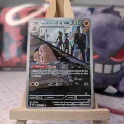 Pokemon TCG Team Rocket's Dugtrio 239/217 Ascended Heroes Illustration Rare Mint - Image 1