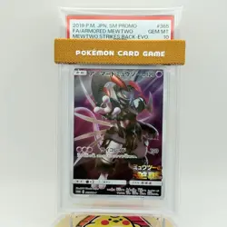 PSA 10 Pokemon Card Armored Mewtwo 365/SM-P Holo Japanese Strikes Back Promo - Image 1