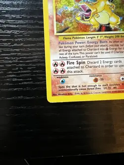 Charizard Base Set 2 Holo Rare Card 4/130 - Image 2