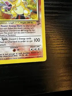 Charizard Base Set 2 Holo Rare Card 4/130 - Image 3