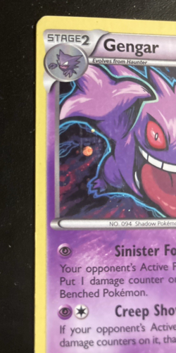 Gengar 60/162 2015 Pokemon XY Breakthrough Cosmos Holo Rare Card LP - Image 3