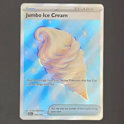 Jumbo Ice Cream 109/086 ME04: Chaos Rising Ultra Rare Pokemon Card - Image 1