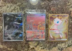 SEALED Pokemon 151 3 Card Promo Set Gold Metal,Mew,Mewtwo UltraPremiumCollection - Image 1
