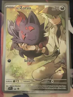 N's Zorua 189 Sv: Scarlet & Violet Promo Cards Holo - Image 1