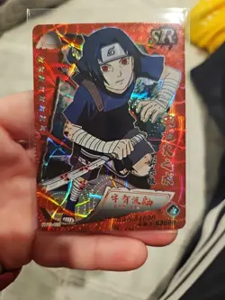 Itachi Uchiha SR-0026 Naruto Kayou Heaven Scroll Trading Card Holo Foil - Image 1
